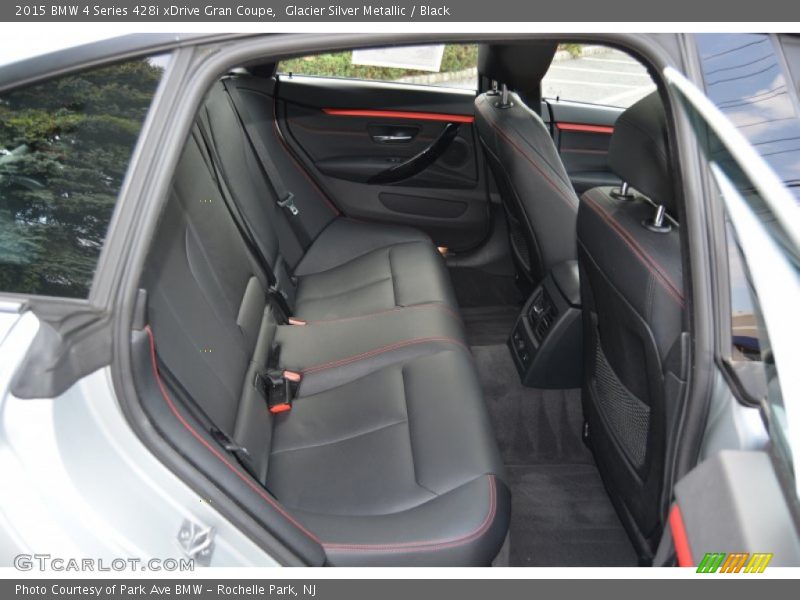 Glacier Silver Metallic / Black 2015 BMW 4 Series 428i xDrive Gran Coupe