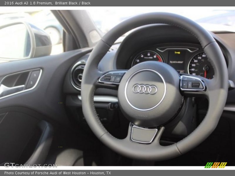 Brilliant Black / Black 2016 Audi A3 1.8 Premium