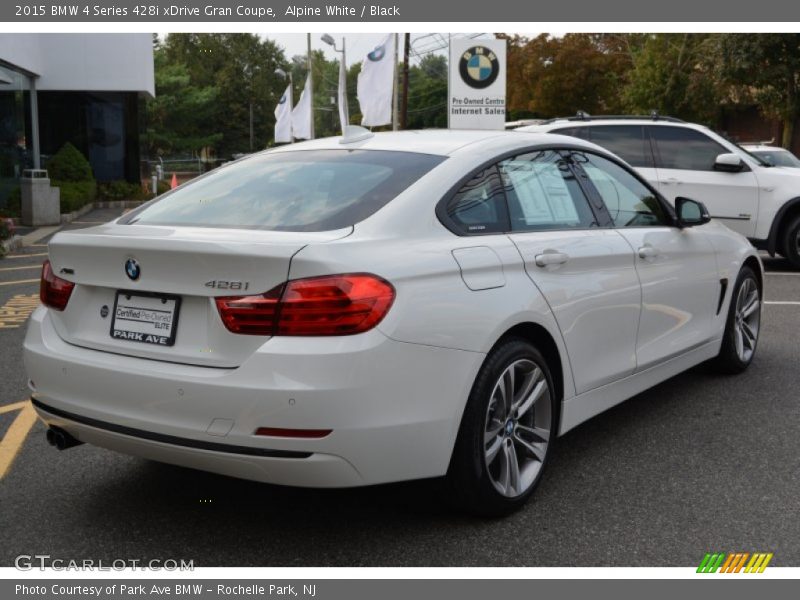 Alpine White / Black 2015 BMW 4 Series 428i xDrive Gran Coupe