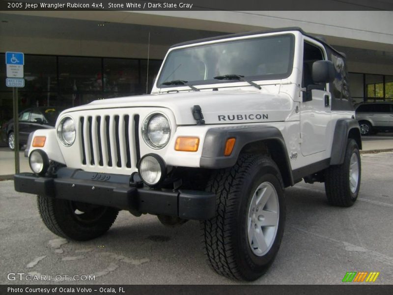 Stone White / Dark Slate Gray 2005 Jeep Wrangler Rubicon 4x4