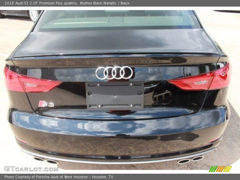 Mythos Black Metallic / Black 2016 Audi S3 2.0T Premium Plus quattro
