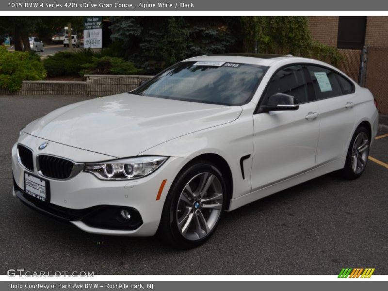 Alpine White / Black 2015 BMW 4 Series 428i xDrive Gran Coupe
