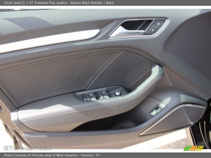 Mythos Black Metallic / Black 2016 Audi S3 2.0T Premium Plus quattro