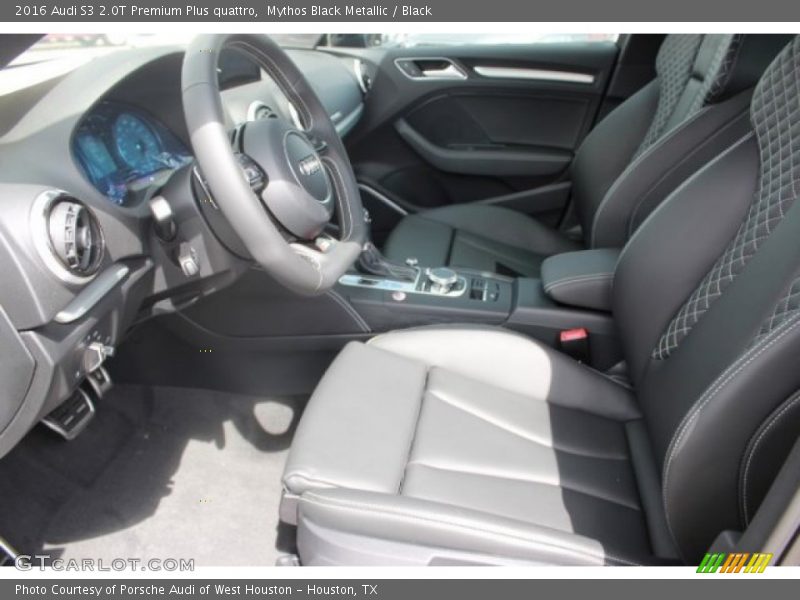Front Seat of 2016 S3 2.0T Premium Plus quattro