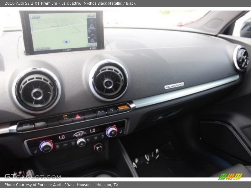 Mythos Black Metallic / Black 2016 Audi S3 2.0T Premium Plus quattro