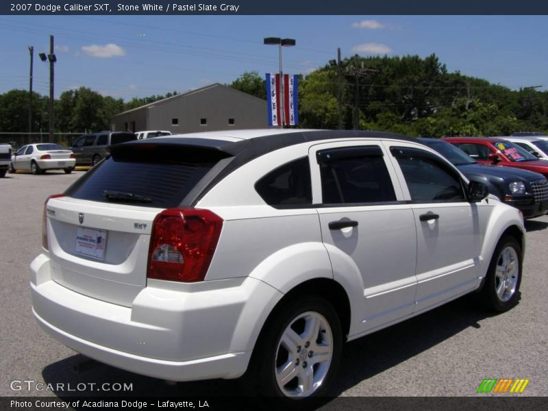 Stone White / Pastel Slate Gray 2007 Dodge Caliber SXT