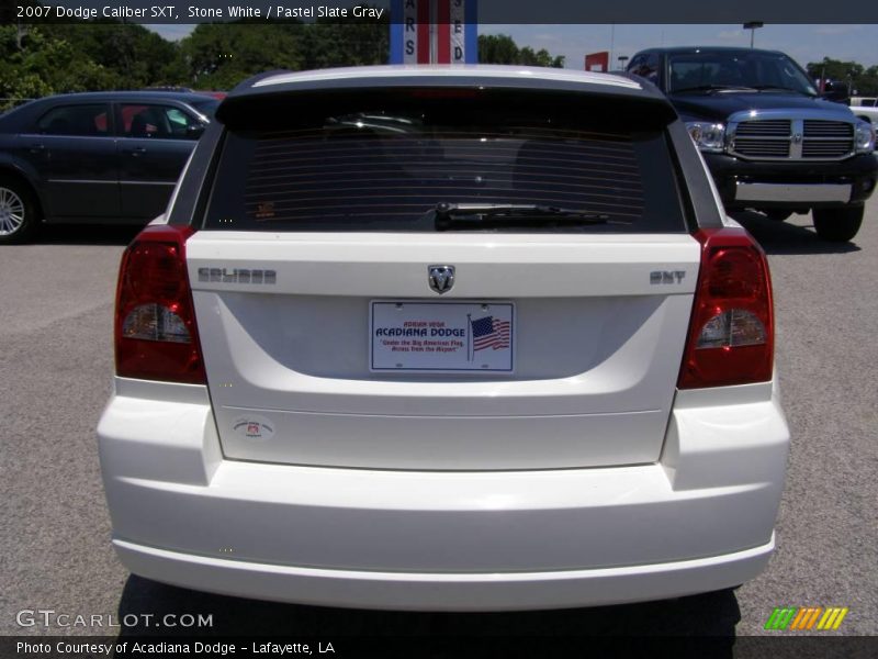 Stone White / Pastel Slate Gray 2007 Dodge Caliber SXT