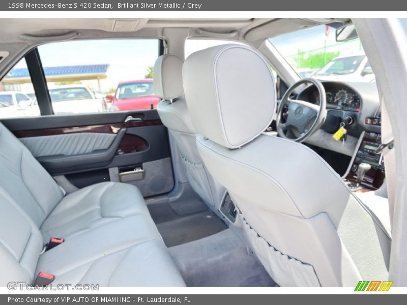 Brilliant Silver Metallic / Grey 1998 Mercedes-Benz S 420 Sedan
