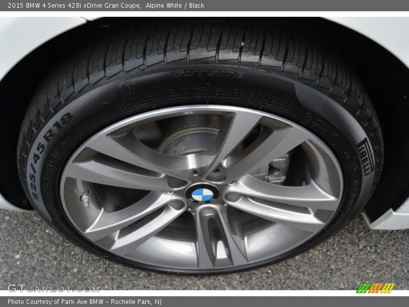 Alpine White / Black 2015 BMW 4 Series 428i xDrive Gran Coupe