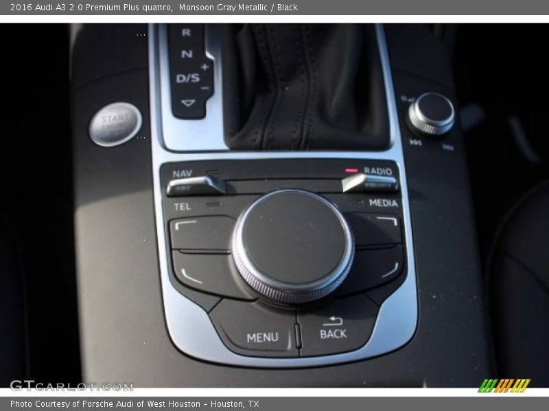 Monsoon Gray Metallic / Black 2016 Audi A3 2.0 Premium Plus quattro