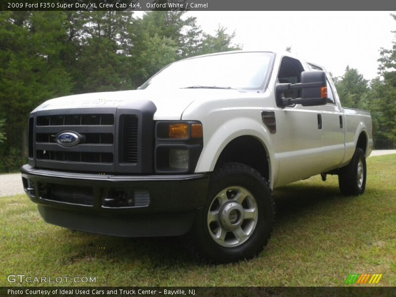 Oxford White / Camel 2009 Ford F350 Super Duty XL Crew Cab 4x4