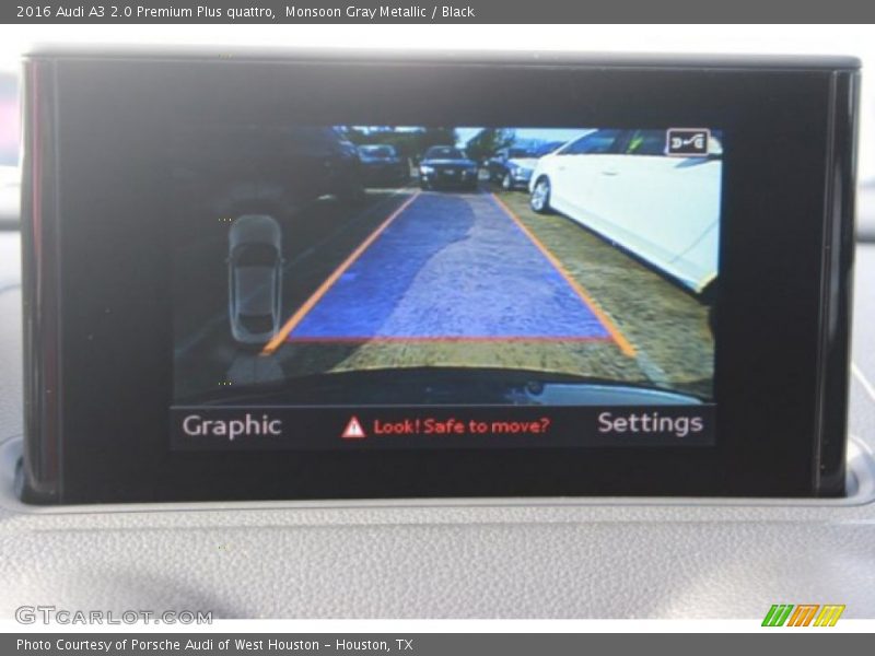 Monsoon Gray Metallic / Black 2016 Audi A3 2.0 Premium Plus quattro