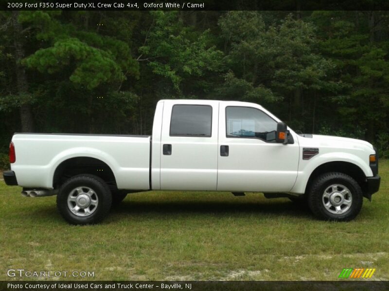 Oxford White / Camel 2009 Ford F350 Super Duty XL Crew Cab 4x4