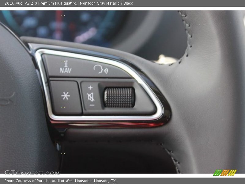 Monsoon Gray Metallic / Black 2016 Audi A3 2.0 Premium Plus quattro