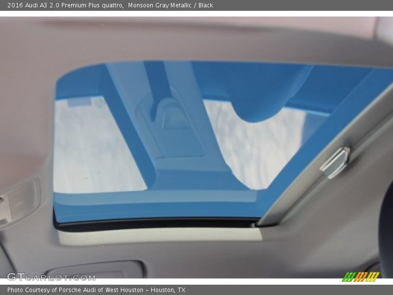 Monsoon Gray Metallic / Black 2016 Audi A3 2.0 Premium Plus quattro