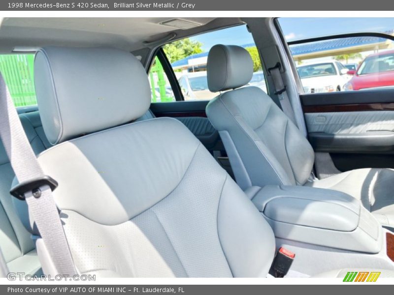 Brilliant Silver Metallic / Grey 1998 Mercedes-Benz S 420 Sedan