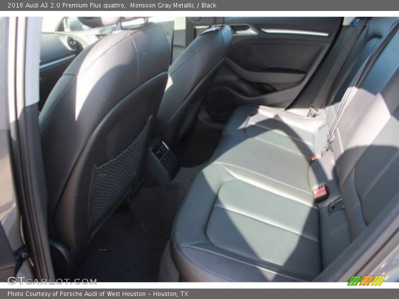 Monsoon Gray Metallic / Black 2016 Audi A3 2.0 Premium Plus quattro