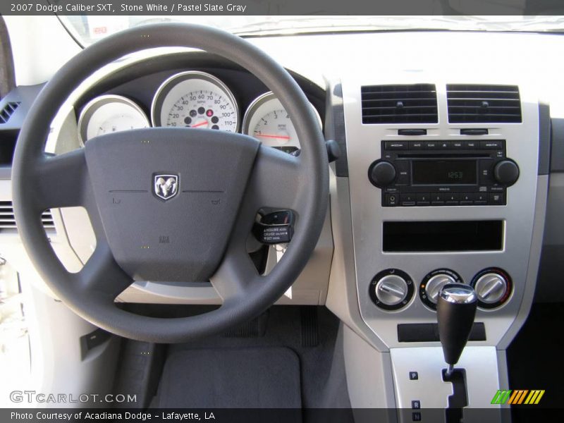 Stone White / Pastel Slate Gray 2007 Dodge Caliber SXT