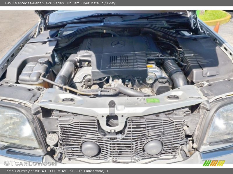 Brilliant Silver Metallic / Grey 1998 Mercedes-Benz S 420 Sedan