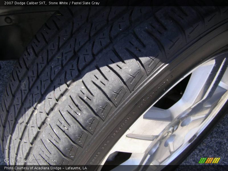 Stone White / Pastel Slate Gray 2007 Dodge Caliber SXT