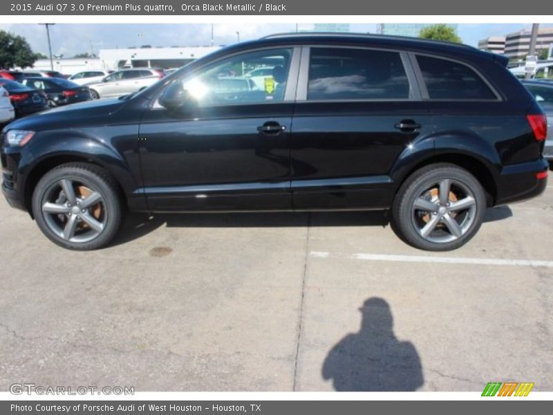 Orca Black Metallic / Black 2015 Audi Q7 3.0 Premium Plus quattro