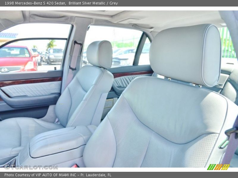 Brilliant Silver Metallic / Grey 1998 Mercedes-Benz S 420 Sedan
