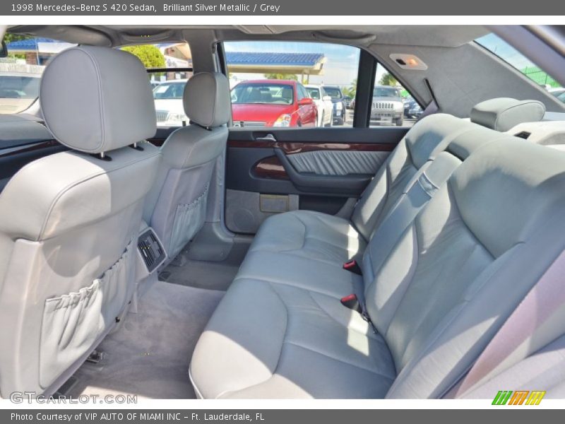 Brilliant Silver Metallic / Grey 1998 Mercedes-Benz S 420 Sedan