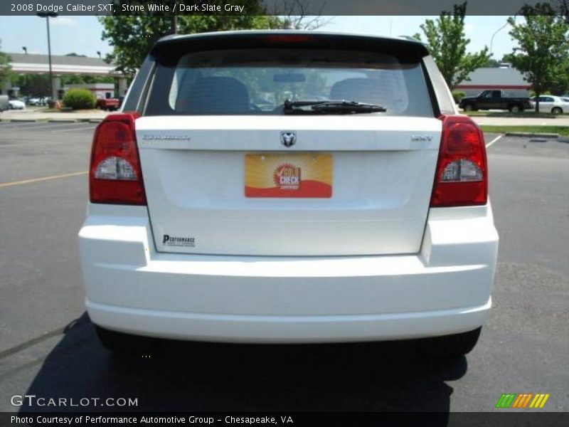 Stone White / Dark Slate Gray 2008 Dodge Caliber SXT