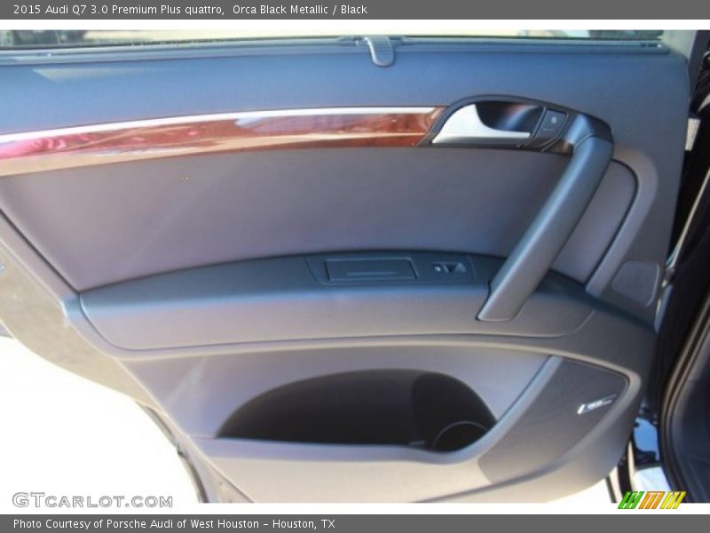 Orca Black Metallic / Black 2015 Audi Q7 3.0 Premium Plus quattro