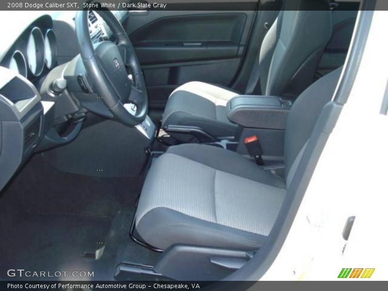 Stone White / Dark Slate Gray 2008 Dodge Caliber SXT