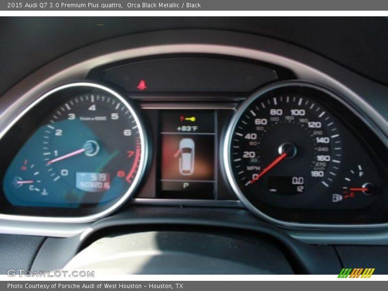 Orca Black Metallic / Black 2015 Audi Q7 3.0 Premium Plus quattro