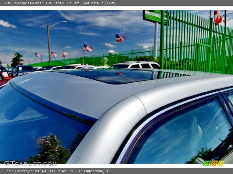 Brilliant Silver Metallic / Grey 1998 Mercedes-Benz S 420 Sedan