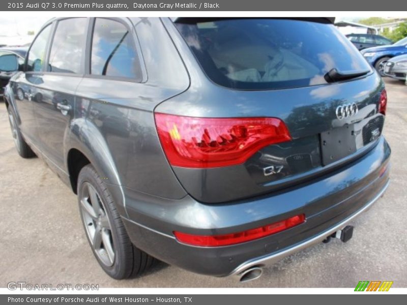 Daytona Gray Metallic / Black 2015 Audi Q7 3.0 Premium Plus quattro