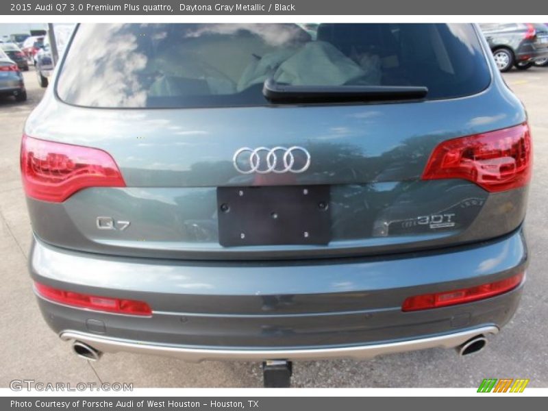 Daytona Gray Metallic / Black 2015 Audi Q7 3.0 Premium Plus quattro