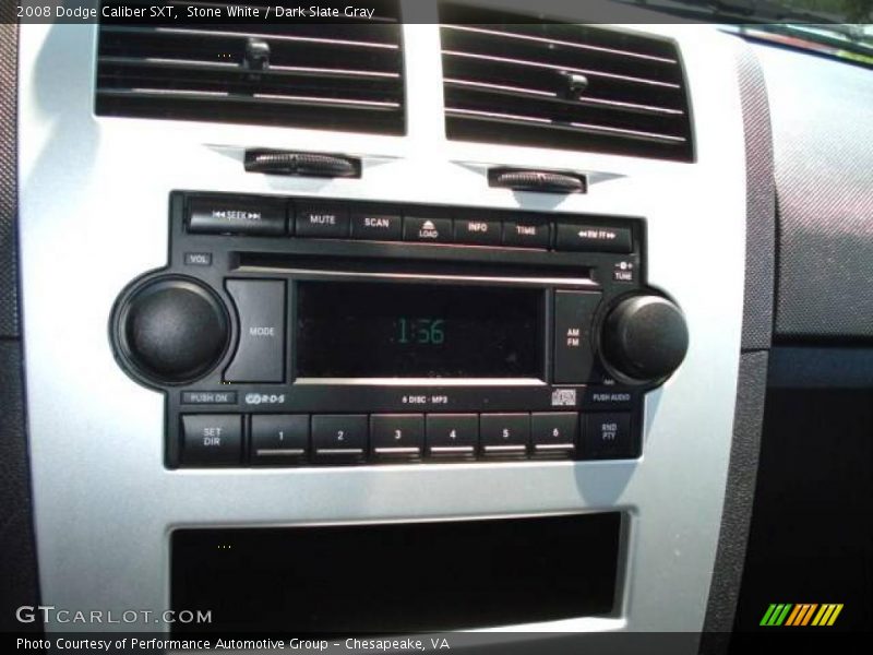 Stone White / Dark Slate Gray 2008 Dodge Caliber SXT
