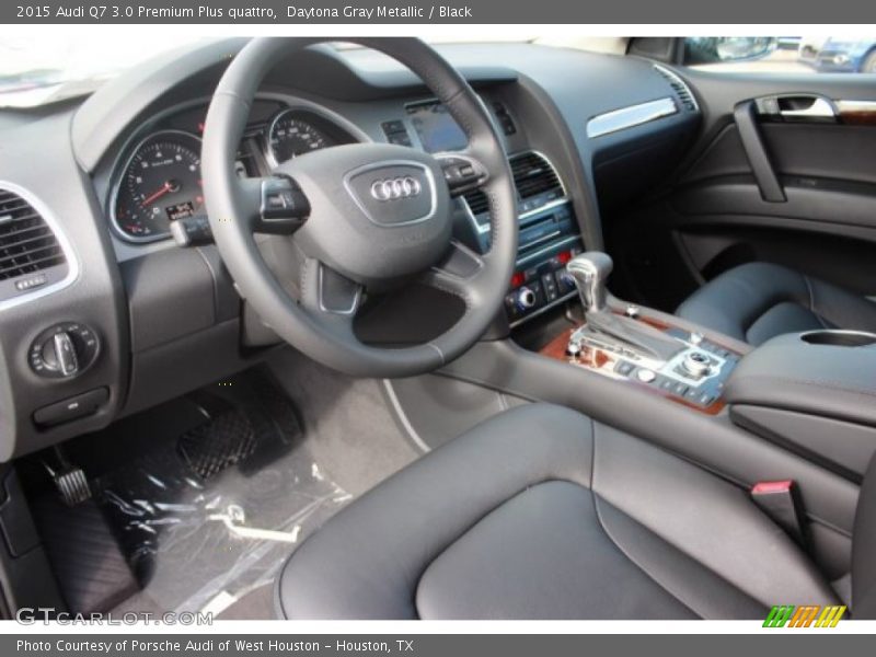 Daytona Gray Metallic / Black 2015 Audi Q7 3.0 Premium Plus quattro