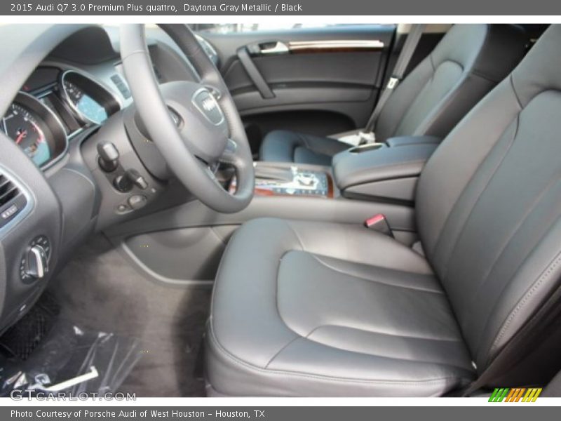 Daytona Gray Metallic / Black 2015 Audi Q7 3.0 Premium Plus quattro