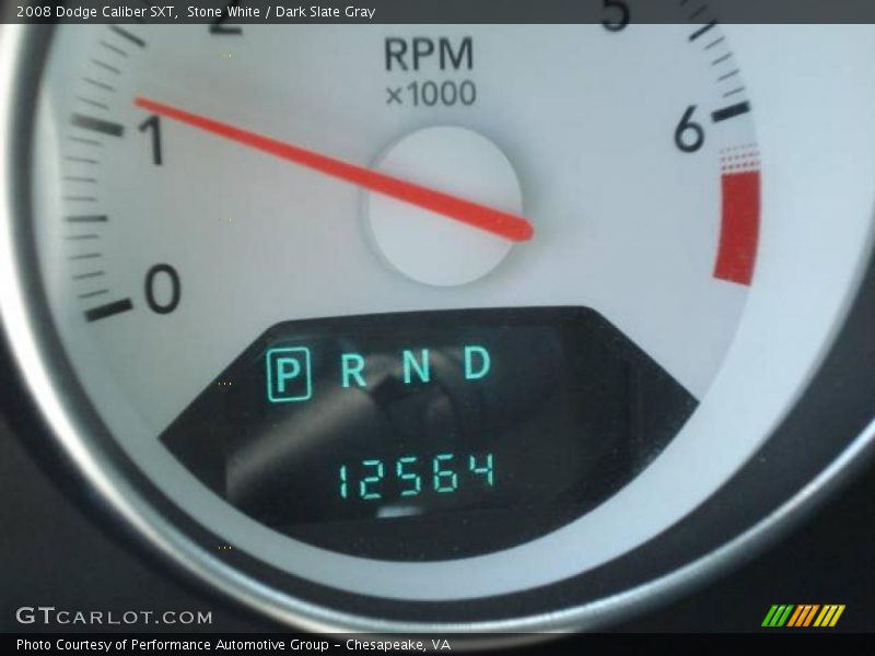 Stone White / Dark Slate Gray 2008 Dodge Caliber SXT