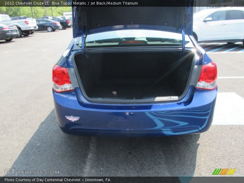 Blue Topaz Metallic / Jet Black/Medium Titanium 2012 Chevrolet Cruze LS
