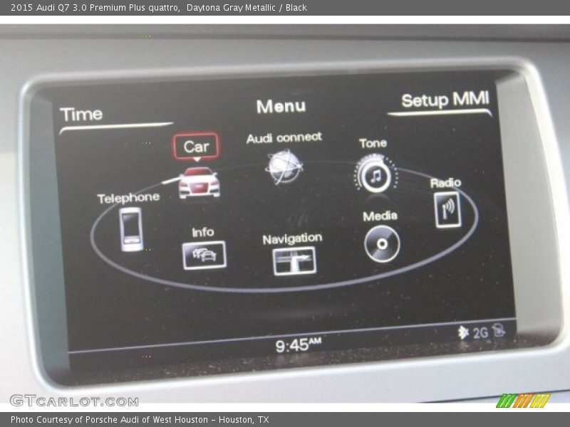 Daytona Gray Metallic / Black 2015 Audi Q7 3.0 Premium Plus quattro