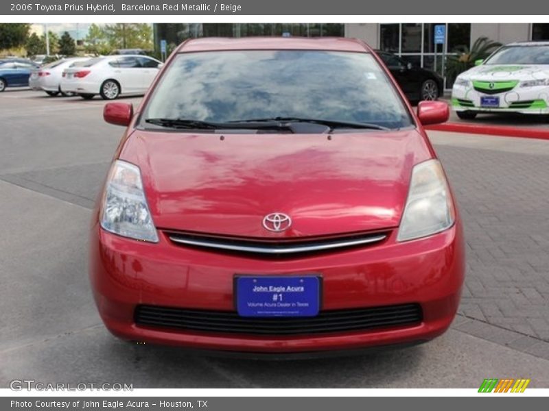 Barcelona Red Metallic / Beige 2006 Toyota Prius Hybrid
