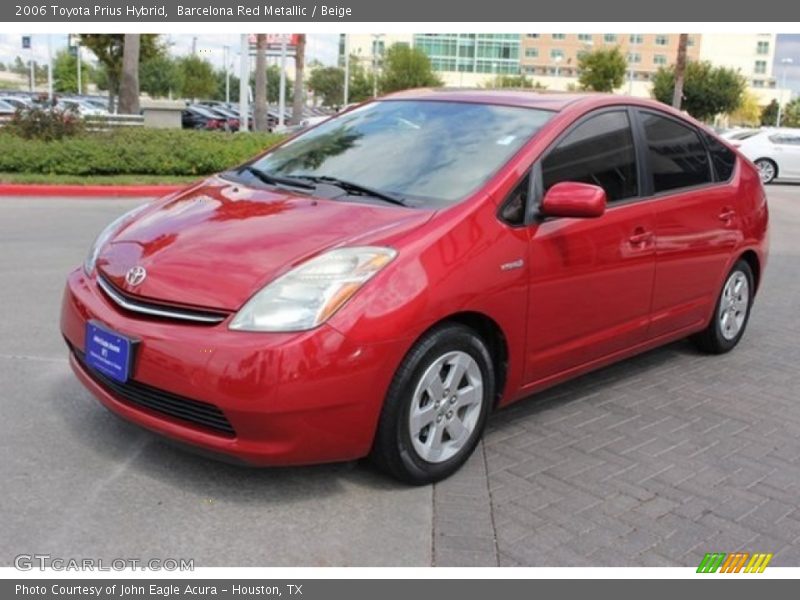 Barcelona Red Metallic / Beige 2006 Toyota Prius Hybrid
