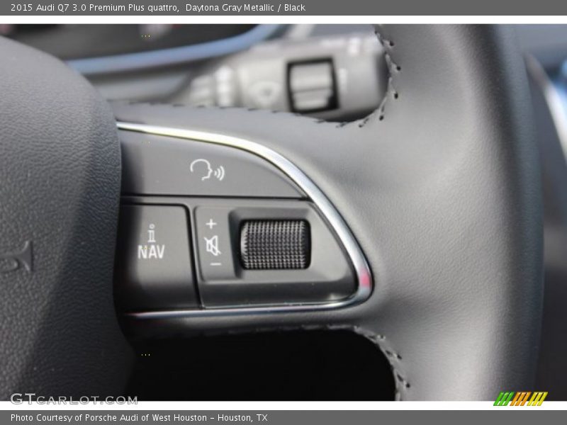 Daytona Gray Metallic / Black 2015 Audi Q7 3.0 Premium Plus quattro