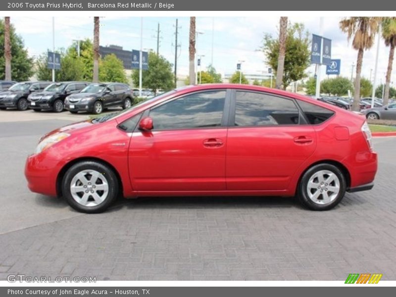 Barcelona Red Metallic / Beige 2006 Toyota Prius Hybrid