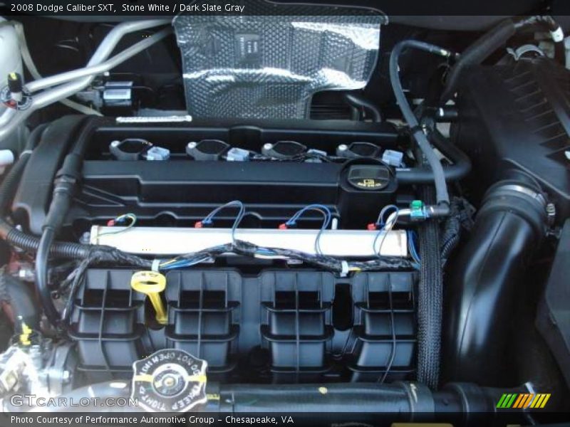 Stone White / Dark Slate Gray 2008 Dodge Caliber SXT