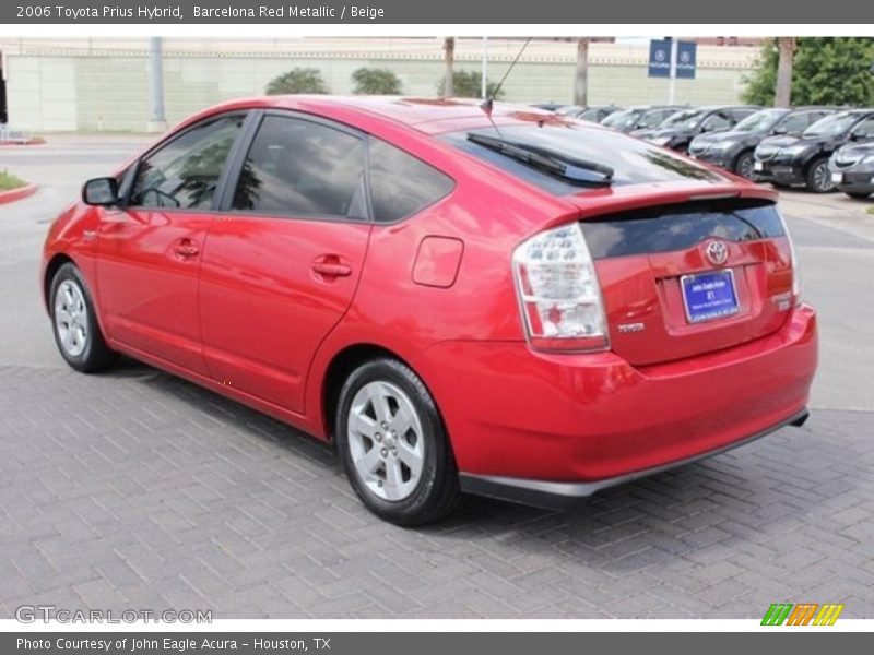 Barcelona Red Metallic / Beige 2006 Toyota Prius Hybrid