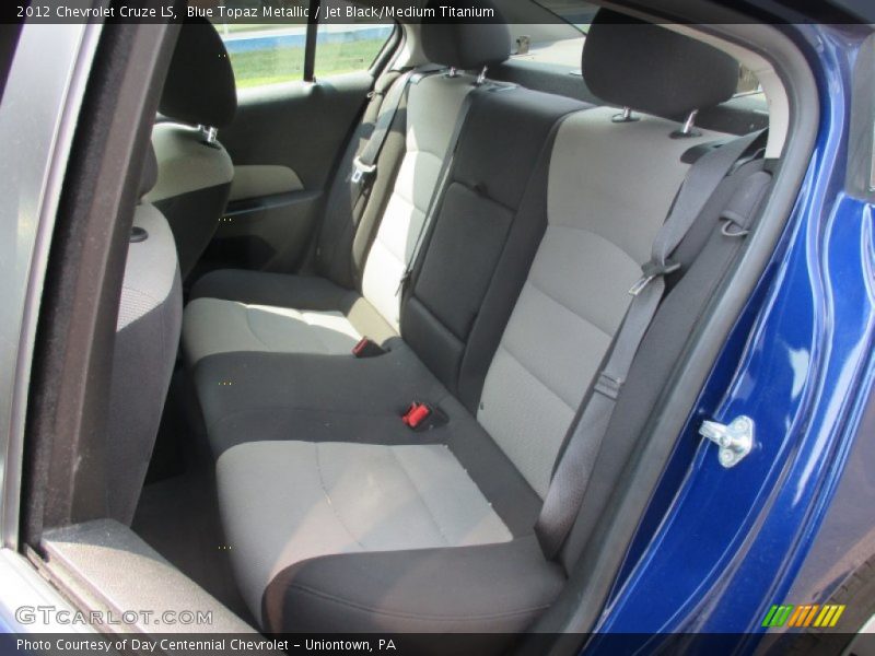 Blue Topaz Metallic / Jet Black/Medium Titanium 2012 Chevrolet Cruze LS