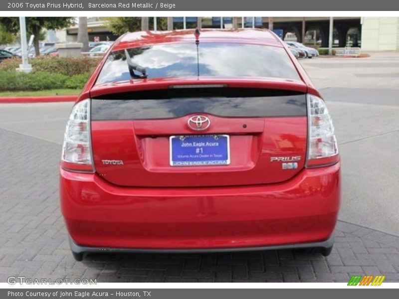 Barcelona Red Metallic / Beige 2006 Toyota Prius Hybrid