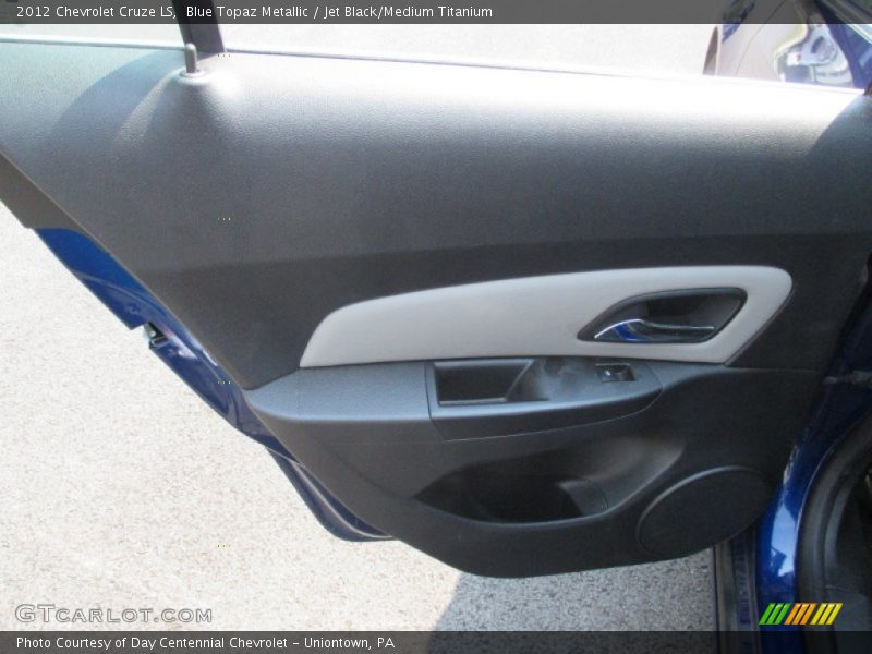 Blue Topaz Metallic / Jet Black/Medium Titanium 2012 Chevrolet Cruze LS