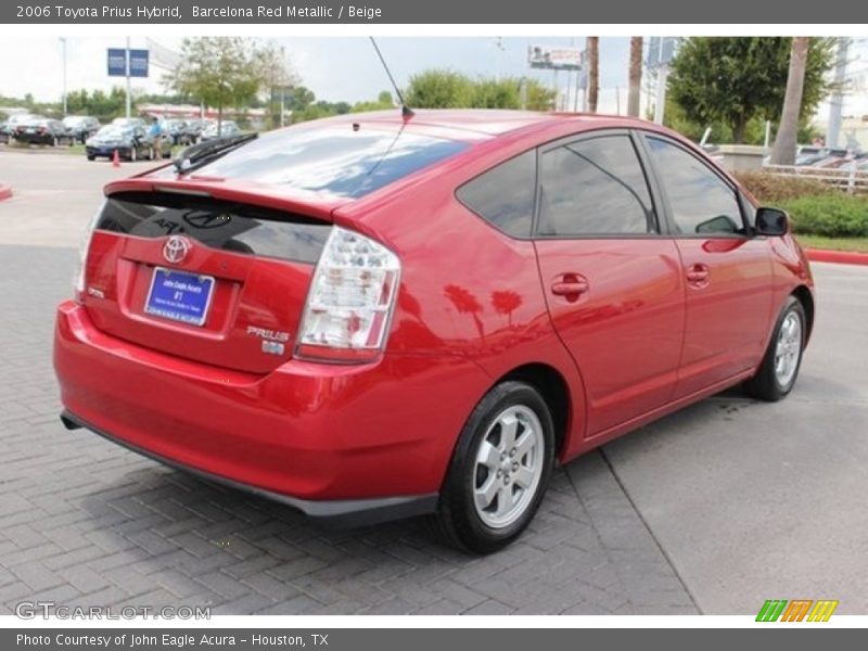 Barcelona Red Metallic / Beige 2006 Toyota Prius Hybrid